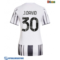 Fotballdrakt Dame Juventus Jonathan David #30 Hjemmedrakt 2025-26 Kortermet